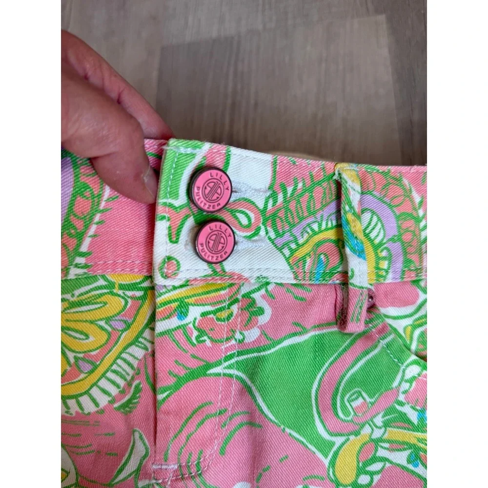 Lilly Pulitzer Worth skinny zip jeans low rise women's 0 - Picture 6 of 12